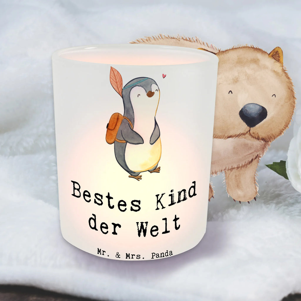 Lantern penguin best kid in the world tealight holder, Wind light, glass tealight, for, thank you, gift, giving, birthday, birthday present, gift idea, souvenir, make you happy, gift tip, kids, kiddy, kid, offspring, best, daughter, birth, christening, children, darling, child, son