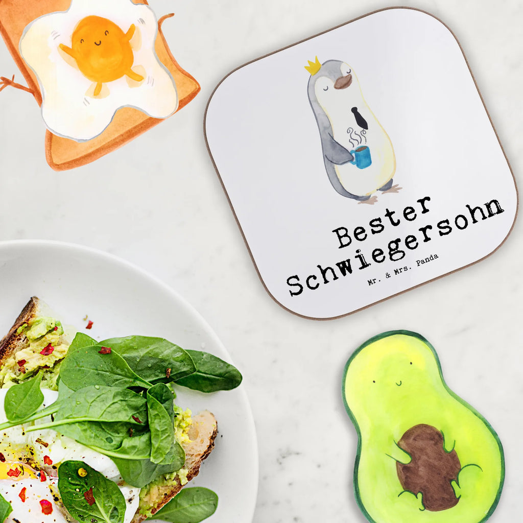 Square coaster penguin Best son in law presents, Coasters, gifts, breakfast, party, glass coasters, gift, for, thank you, giving, birthday, birthday present, gift idea, souvenir, make you happy, gift tip, wedding, Son-in-law, marriage, son&#39;s wife, wife, daughter, by marriage