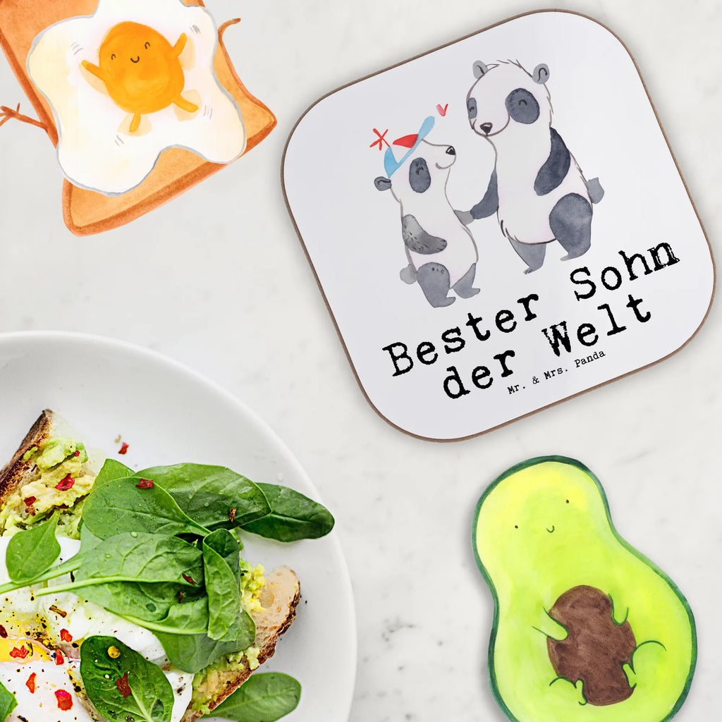 Podkładka Panda Najlepszy syn na świecie dla, Dziękuję, Prezent, Wręczyć, Urodziny, Prezent urodzinowy, Pomysł na prezent, Podziękować, Upominek, Sprawić radość, Tip na prezent