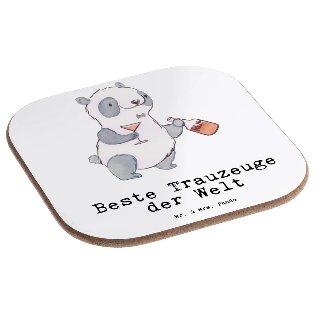 Square coaster panda Best Best Man in the World gifts, breakfast, glass coasters, party, gift, Coasters, presents, for, thank you, giving, birthday, birthday present, gift idea, souvenir, make you happy, gift tip, marriage, JGA, bride, best man, registry office, church, wedding ceremony, wedding, groom, Best man