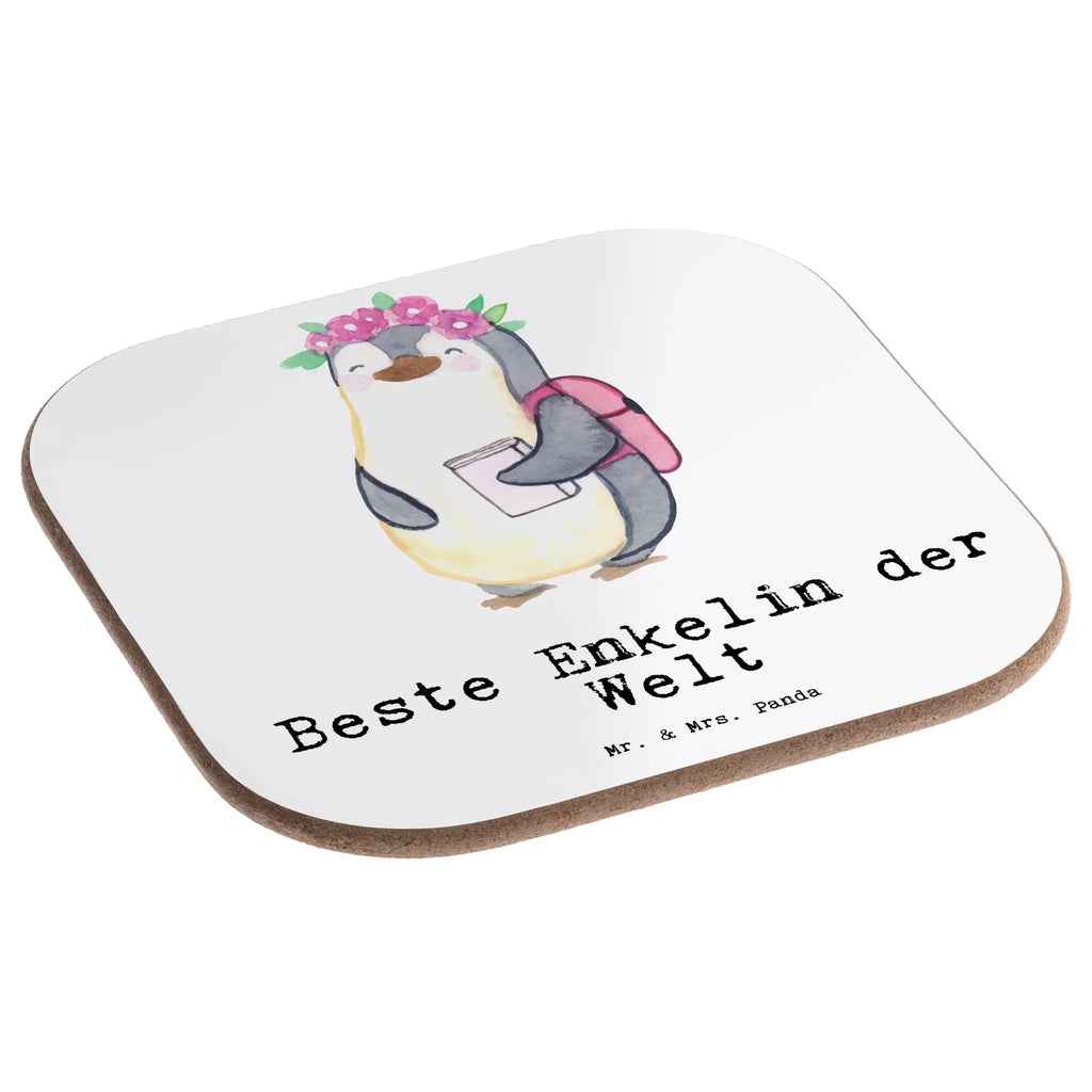 Quadratische Untersetzer Pinguin Beste Enkelin der Welt Korkuntersetzer, Glasuntersetzer, Getränkeuntersetzer, Untersetzer Holz, Untersetzer, Untersetzer Design, Holzuntersetzer, Bierdeckel, Untersetzer für Gläser, Untersetzer Gläser, Untersetzer aus Holz, Tassen Untersetzer, für, Dankeschön, Geschenk, Schenken, Geburtstag, Geburtstagsgeschenk, Geschenkidee, Danke, Bedanken, Mitbringsel, Freude machen, Geschenktipp, Kind von Sohn, Kind von Tochter, Großtochter, Enkelin, Oma, Enkeltochter, Enkelkind, Opa, Taufe