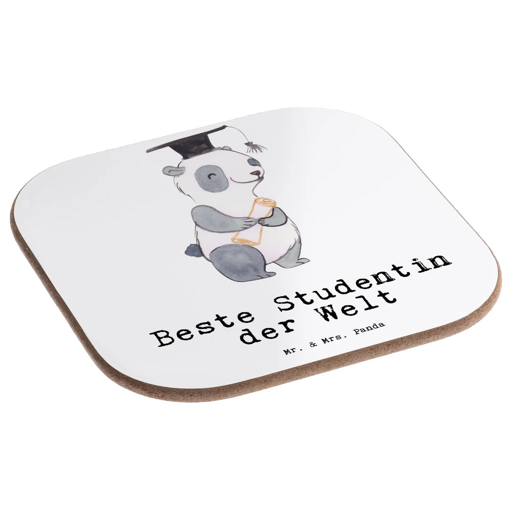 Square coaster penguin Best student in the world Coasters, gifts, breakfast, gift, party, presents, glass coasters, for, thank you, giving, birthday, birthday present, gift idea, souvenir, make you happy, gift tip, model student, study, funny, students, fun, college, graduation, student, university, alumni, daughter