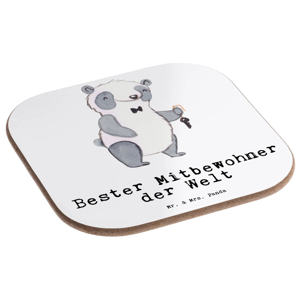 Podkładka Panda Najlepszy współlokator na świecie dla, Dziękuję, Prezent, Wręczyć, Urodziny, Prezent urodzinowy, Pomysł na prezent, Podziękować, Upominek, Sprawić radość, Tip na prezent