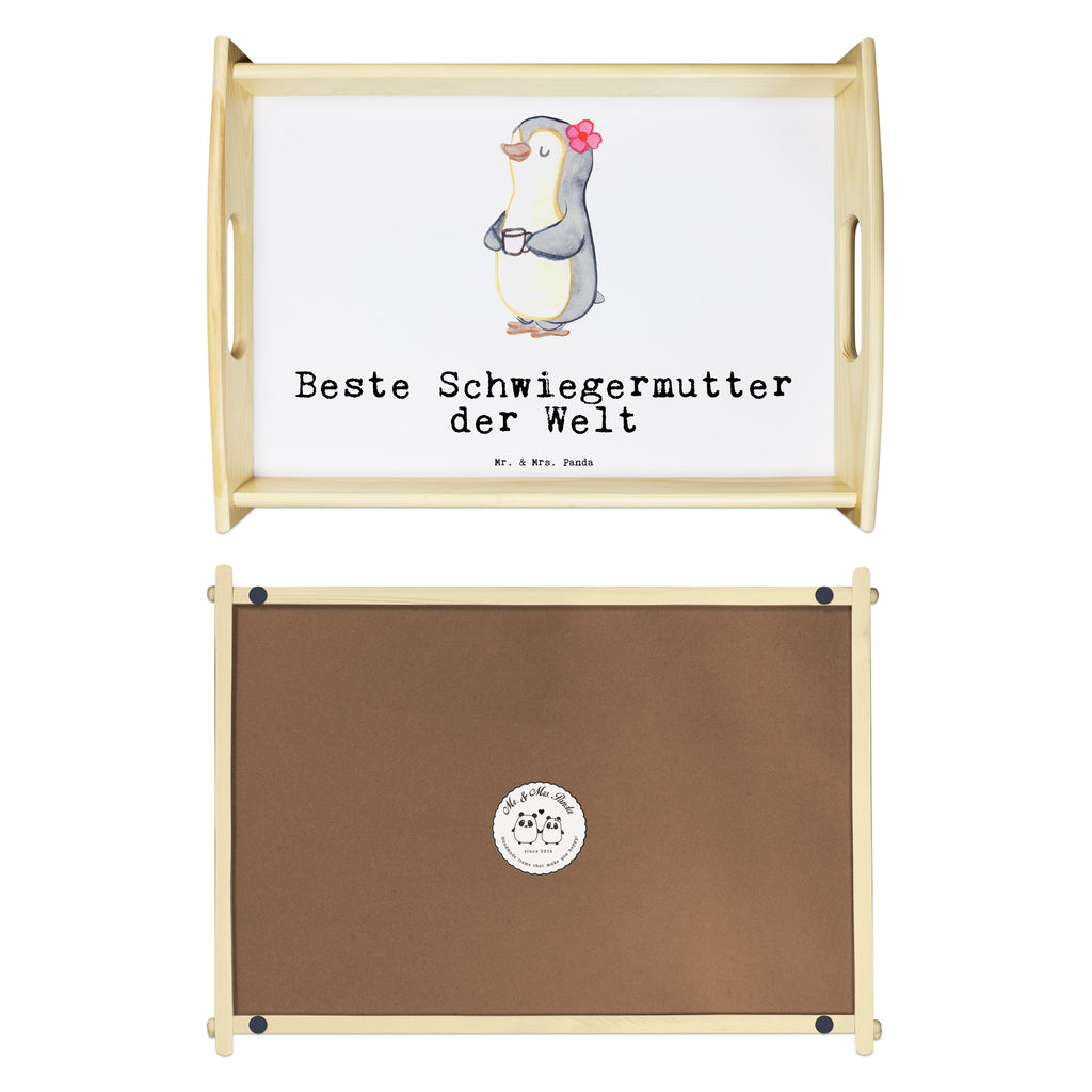 Serviertablett Pinguin Beste Schwiegermutter der Welt Tablett, Serviertablett, Dekotablett, Holztablett, Frühstückstablett, Küchentablett, für, Dankeschön, Geschenk, Schenken, Geburtstag, Geburtstagsgeschenk, Geschenkidee, Danke, Bedanken, Mitbringsel, Freude machen, Geschenktipp, Schwiegereltern, angeheiratet, Schwiegermutter, Schwiegermama, Mama, Mutter des Ehepartners, Mutter