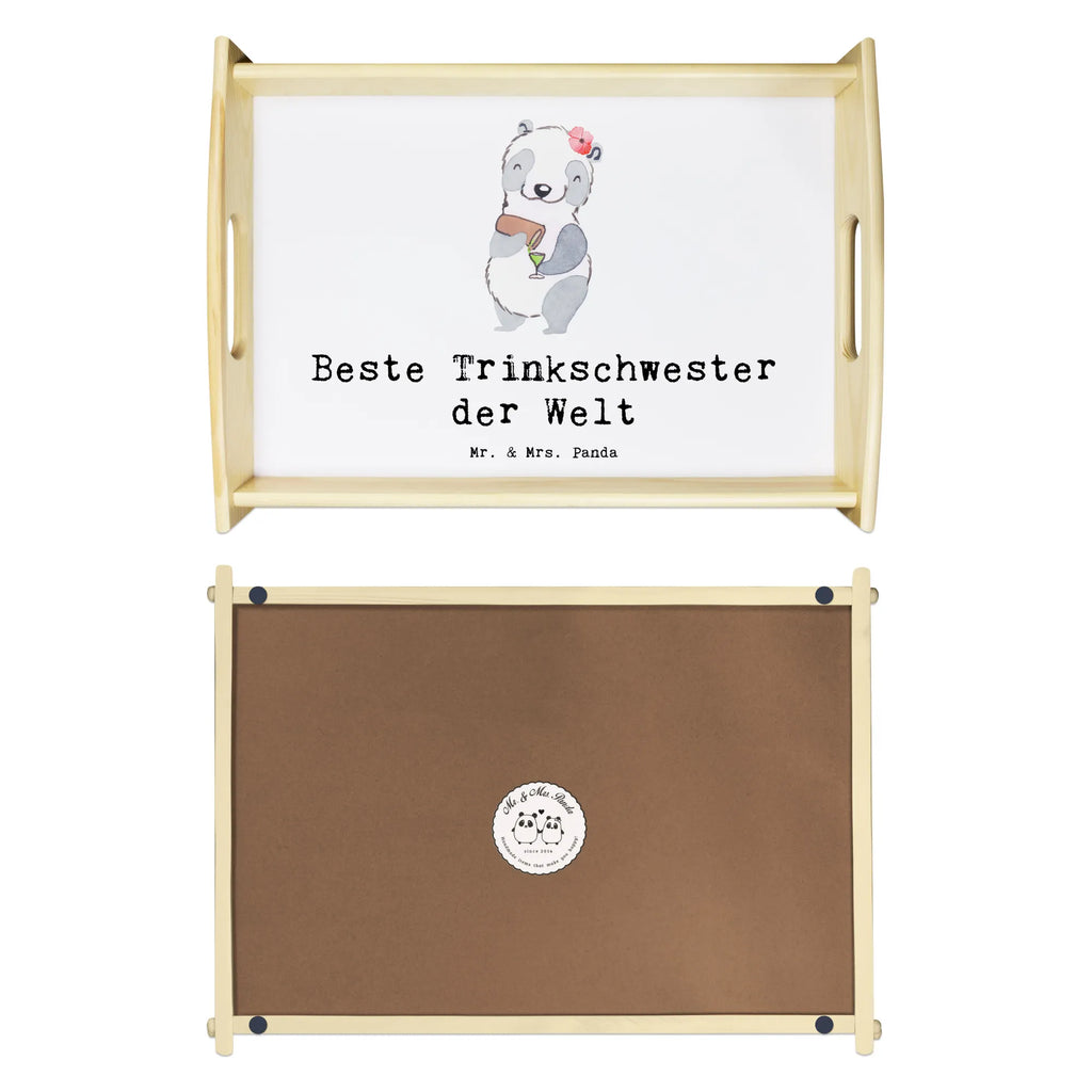 Serviertablett Panda Beste Trinkschwester der Welt Tablett, Frühstückstablett, Dekotablett, Holztablett, Serviertablett, Küchentablett, für, Dankeschön, Geschenk, Schenken, Geburtstag, Geburtstagsgeschenk, Geschenkidee, Danke, Bedanken, Mitbringsel, Freude machen, Geschenktipp, Sister from another Mister, Freundin, Wochenende, Sister, Kleinigkeit, Saufschwester, Bae, Alkohol, Schwester, Party, Trinkschwester, Trinken