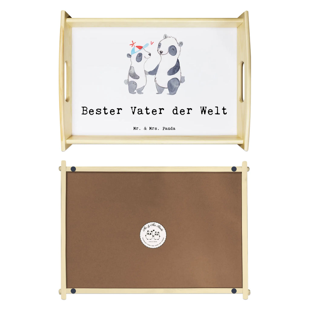 Serviertablett Panda Bester Vater der Welt Holztablett, Dekotablett, Küchentablett, Frühstückstablett, Serviertablett, Tablett, für, Dankeschön, Geschenk, Schenken, Geburtstag, Geburtstagsgeschenk, Geschenkidee, Danke, Bedanken, Mitbringsel, Freude machen, Geschenktipp, Kleinigkeit, Vati, Familie, Bester, Mann, Papi, Eltern, Vater, Geschenk Vater, Paps, Daddy, Papa, Dad