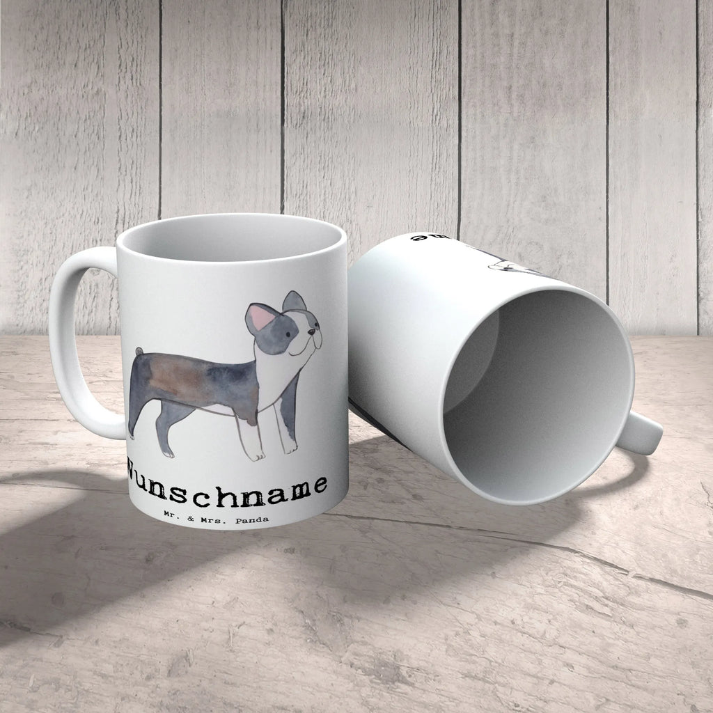 Personalisierte Tasse Boston Terrier Lebensretter Tasse, Drucken, Wunschname, Personalisierte Tasse, Namenstasse, Personalisiert, Namen, Tasse mit Namen, Hund, Hunderasse, Rassehund, Hundebesitzer, Geschenk, Tierfreund, Schenken, Welpe, Boston Terrier