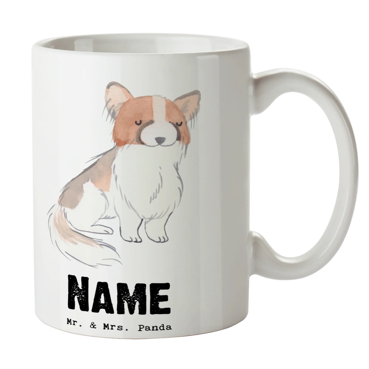 Personalised cup Butterfly Lifesaver Dog, dog breed, purebred dog, dog owner, gift, animal lover, giving, puppy