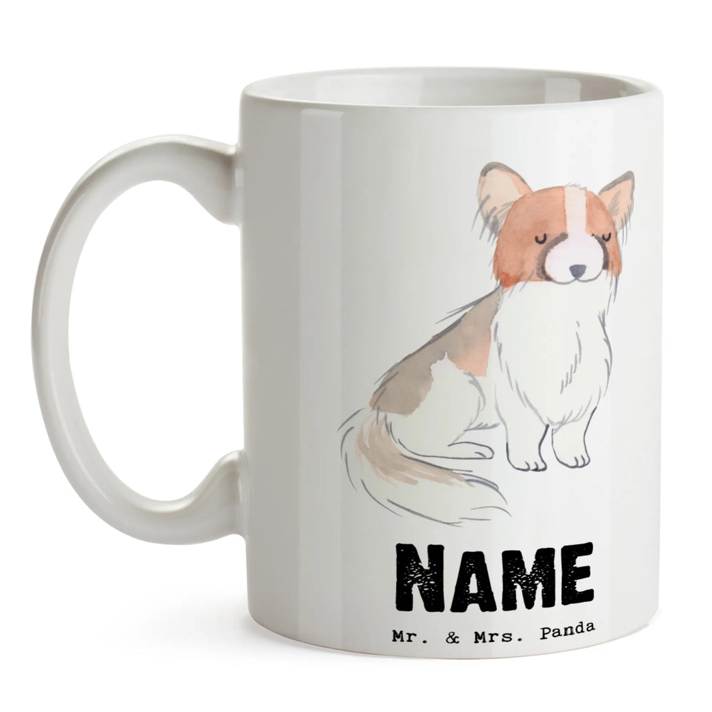 Personalisierte Tasse Papillon Lebensretter Tasse, Namen, Wunschname, Personalisiert, Drucken, Namenstasse, Tasse mit Namen, Personalisierte Tasse, Hund, Hunderasse, Rassehund, Hundebesitzer, Geschenk, Tierfreund, Schenken, Welpe, Papillon, Kontinentaler Zwergspaniel
