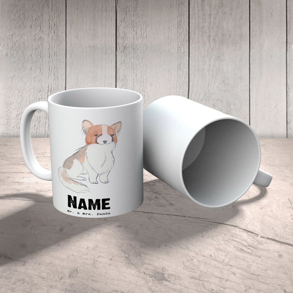 Personalisierte Tasse Papillon Lebensretter Tasse, Namen, Wunschname, Personalisiert, Drucken, Namenstasse, Tasse mit Namen, Personalisierte Tasse, Hund, Hunderasse, Rassehund, Hundebesitzer, Geschenk, Tierfreund, Schenken, Welpe, Papillon, Kontinentaler Zwergspaniel
