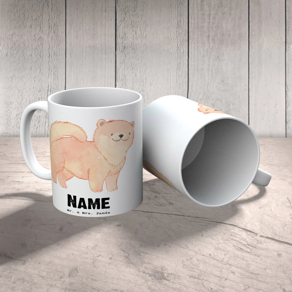 Personalisierte Tasse Chow-Chow Lebensretter Personalisierte Tasse, Namenstasse, Tasse, Wunschname, Tasse mit Namen, Namen, Personalisiert, Drucken, Geschenk, Schenken, Hund, Hunderasse, Rassehund, Hundebesitzer, Tierfreund, Welpe, Chow-Chow, Asiatischer Spitz