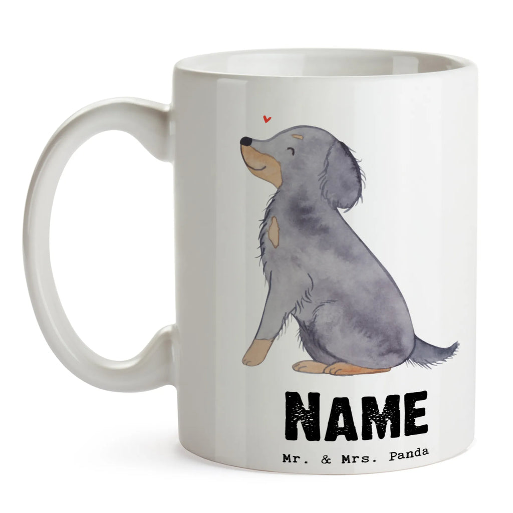 Personalised cup Gordon Setter Lifesaver Dog, dog breed, purebred dog, dog owner, gift, animal lover, giving, puppy