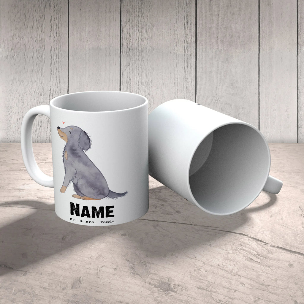 Personalised cup Gordon Setter Lifesaver Dog, dog breed, purebred dog, dog owner, gift, animal lover, giving, puppy