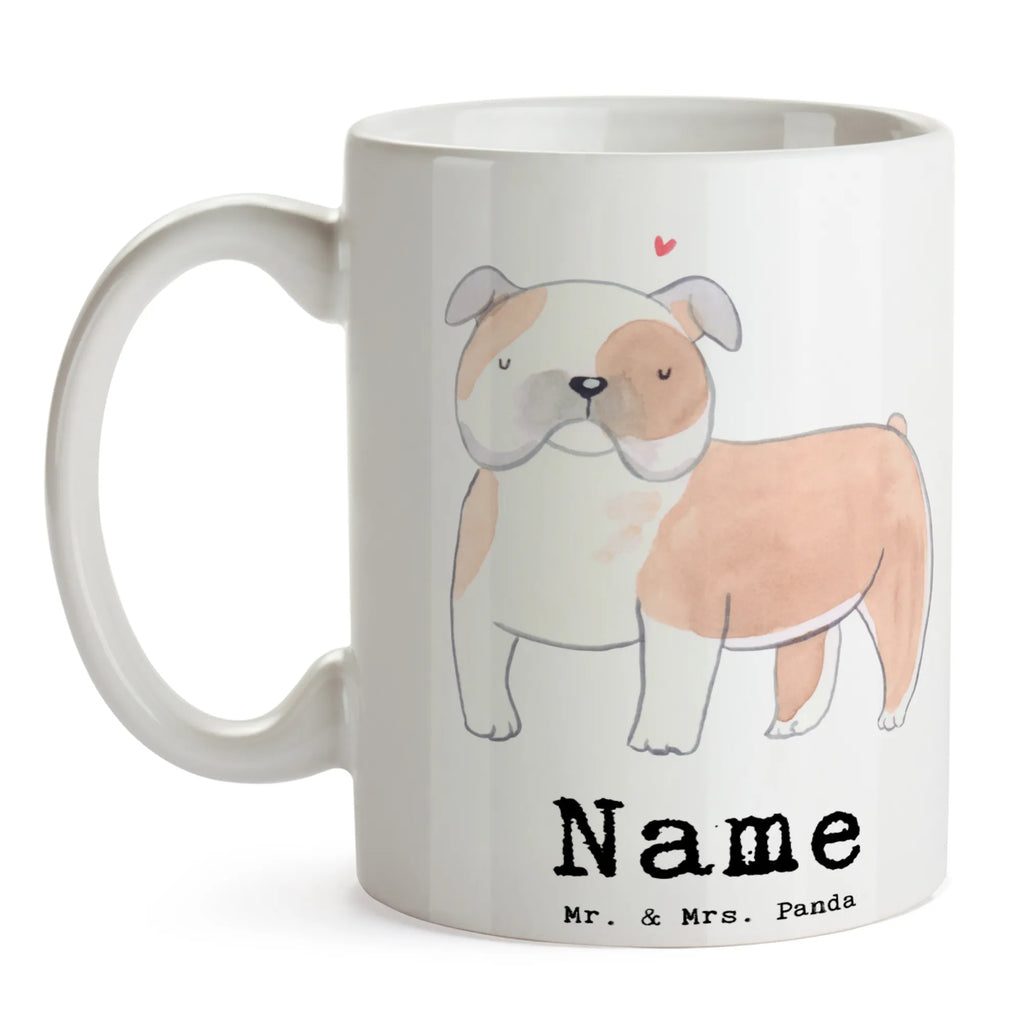 Personalised cup English Bulldog Lifesaver Dog, dog breed, purebred dog, dog owner, gift, animal lover, giving, puppy