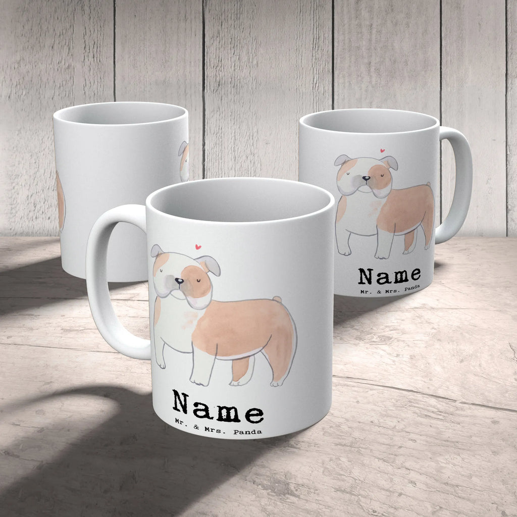 Personalised cup English Bulldog Lifesaver Dog, dog breed, purebred dog, dog owner, gift, animal lover, giving, puppy