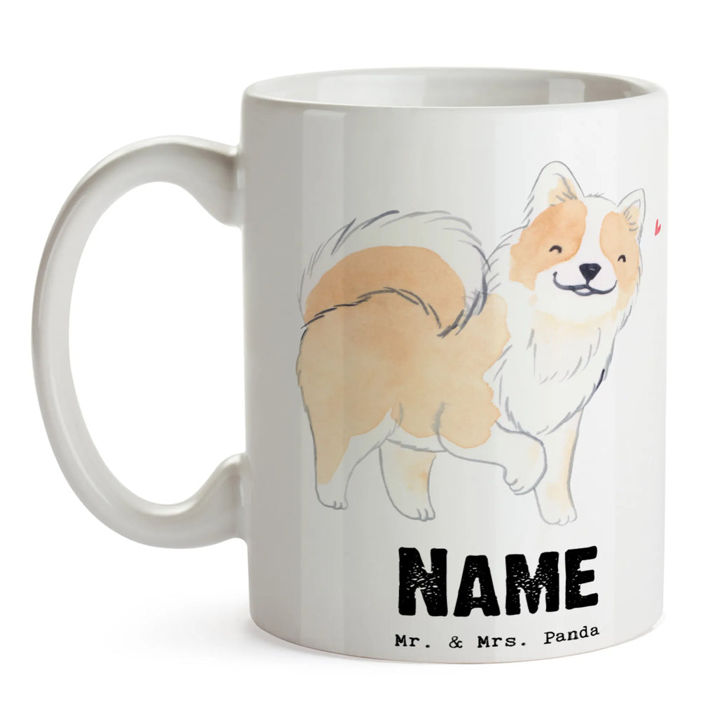 Personalisierte Tasse Islandhund Lebensretter Namen, Wunschname, Tasse mit Namen, Personalisiert, Tasse, Drucken, Personalisierte Tasse, Namenstasse, Hund, Hunderasse, Rassehund, Hundebesitzer, Geschenk, Tierfreund, Schenken, Welpe, isländischer Schäferhund, Islandhund