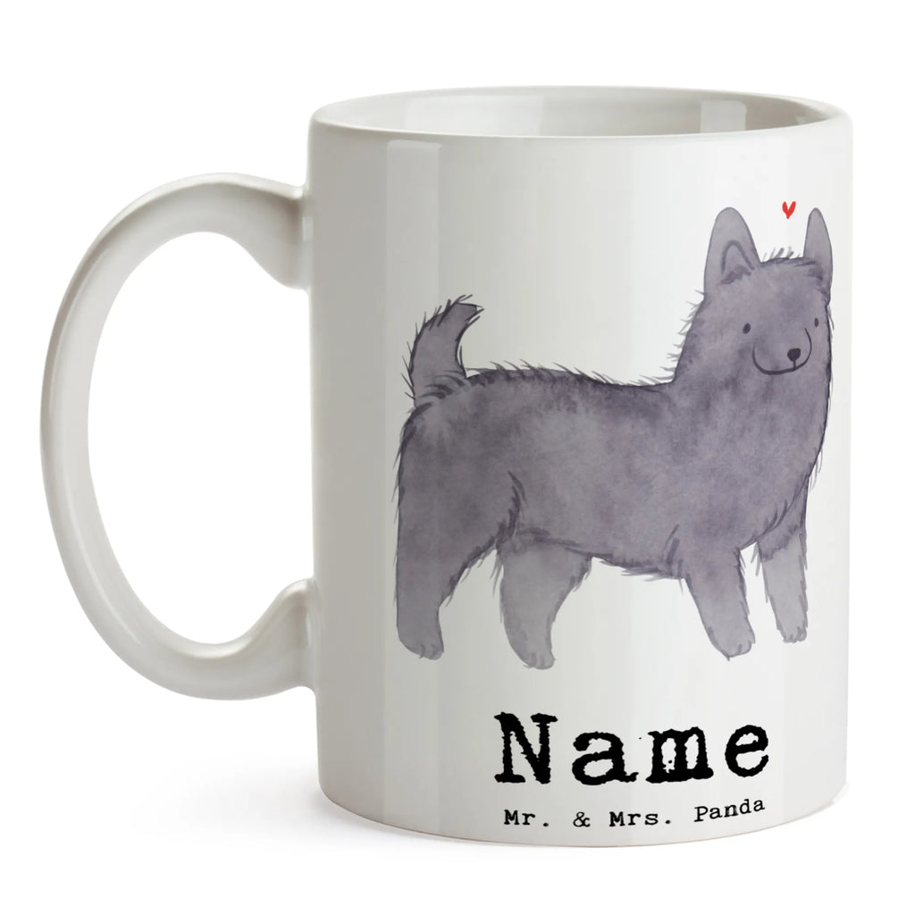 Personalisierte Tasse Schipperke Lebensretter Drucken, Namenstasse, Tasse, Personalisiert, Wunschname, Personalisierte Tasse, Namen, Tasse mit Namen, Hund, Hunderasse, Rassehund, Hundebesitzer, Geschenk, Tierfreund, Schenken, Welpe, Schipperke, belgische Hunderasse