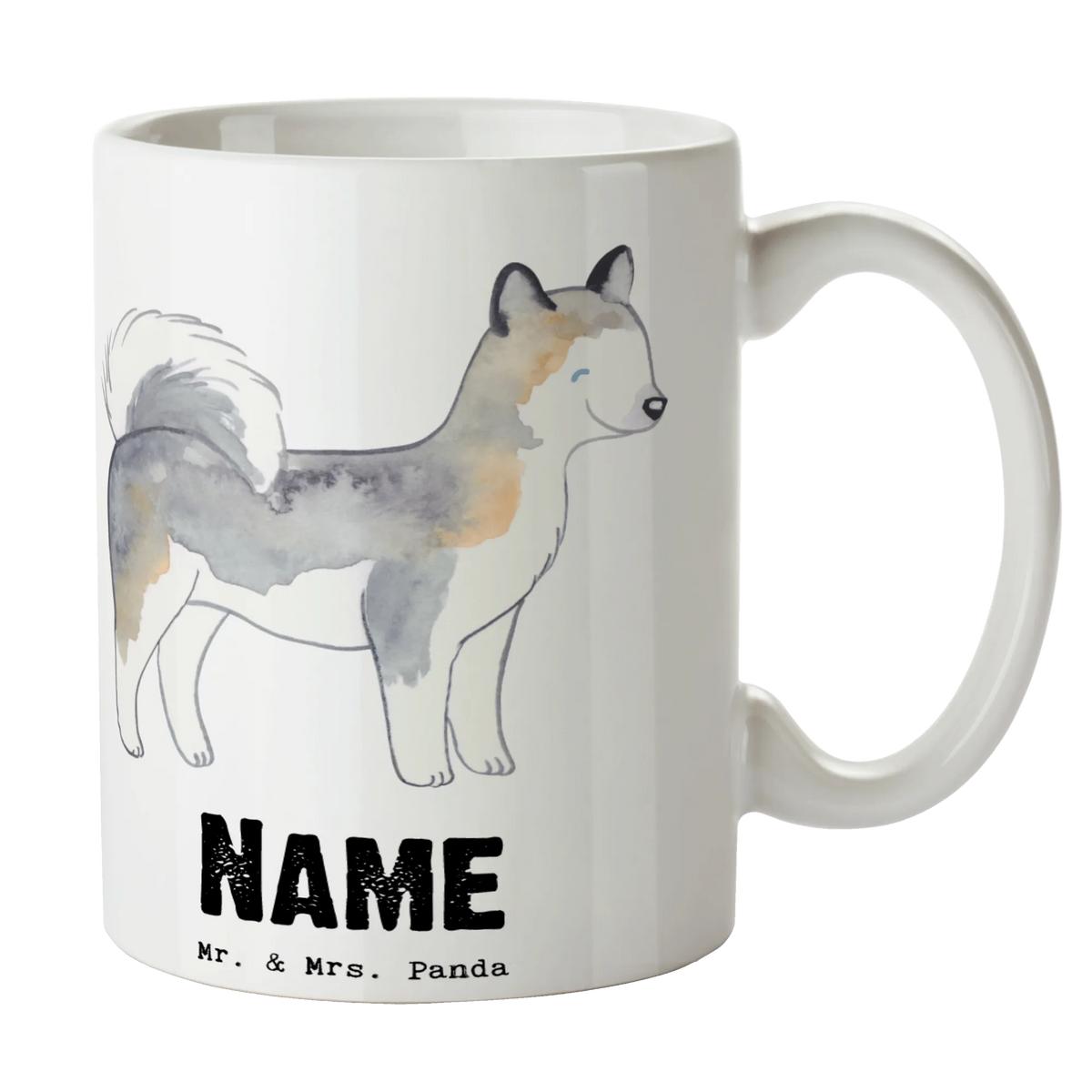 Personalised cup Siberian Husky Lifesaver Dog, dog breed, purebred dog, dog owner, gift, animal lover, giving, puppy