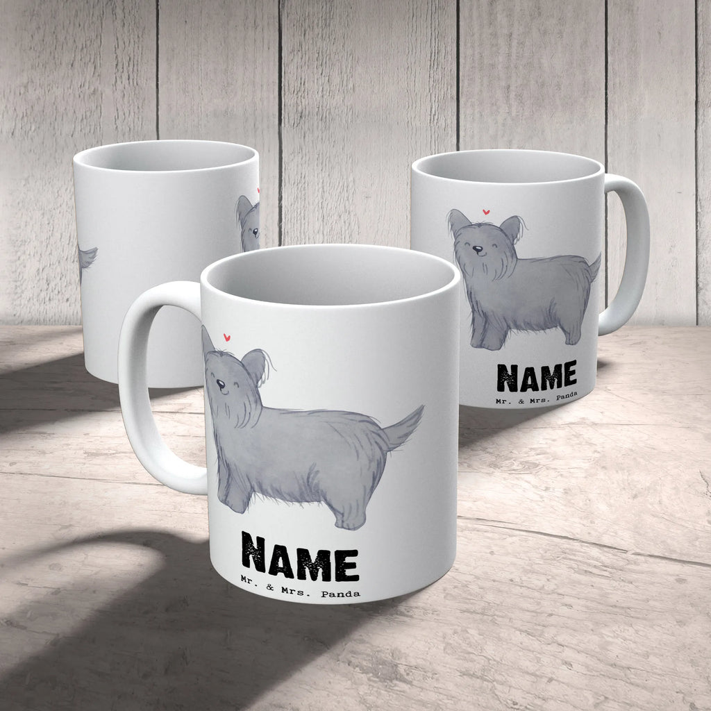 Personalisierte Tasse Skye Terrier Lebensretter Namenstasse, Tasse mit Namen, Personalisiert, Namen, Drucken, Wunschname, Tasse, Personalisierte Tasse, Hund, Hunderasse, Rassehund, Hundebesitzer, Geschenk, Tierfreund, Schenken, Welpe, Terrier, Skye Terrier