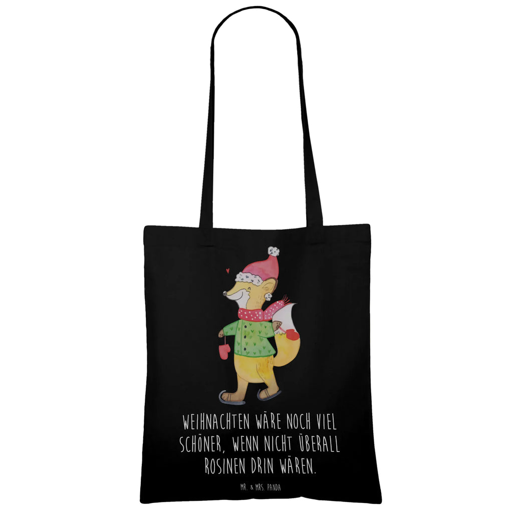 Tragetasche Fuchs  Schlittschuhe Umhängetasche, Schultertasche, Tasche, Strandtasche, Jutebeutel, Einkaufstüte, Tragetasche, Laptoptasche, Einkaufstasche, Beutel, Jutetasche, Badetasche, Shopper, Beuteltasche, Stofftasche, Stoffbeutel, Winter, Weihnachten, Weihnachtsdeko, Nikolaus, Advent, Heiligabend, Wintermotiv, Weihnachtsbaum, Tannenbaum, Weihnachtszeit, Weihnachtstage, Weihnachtsmann
