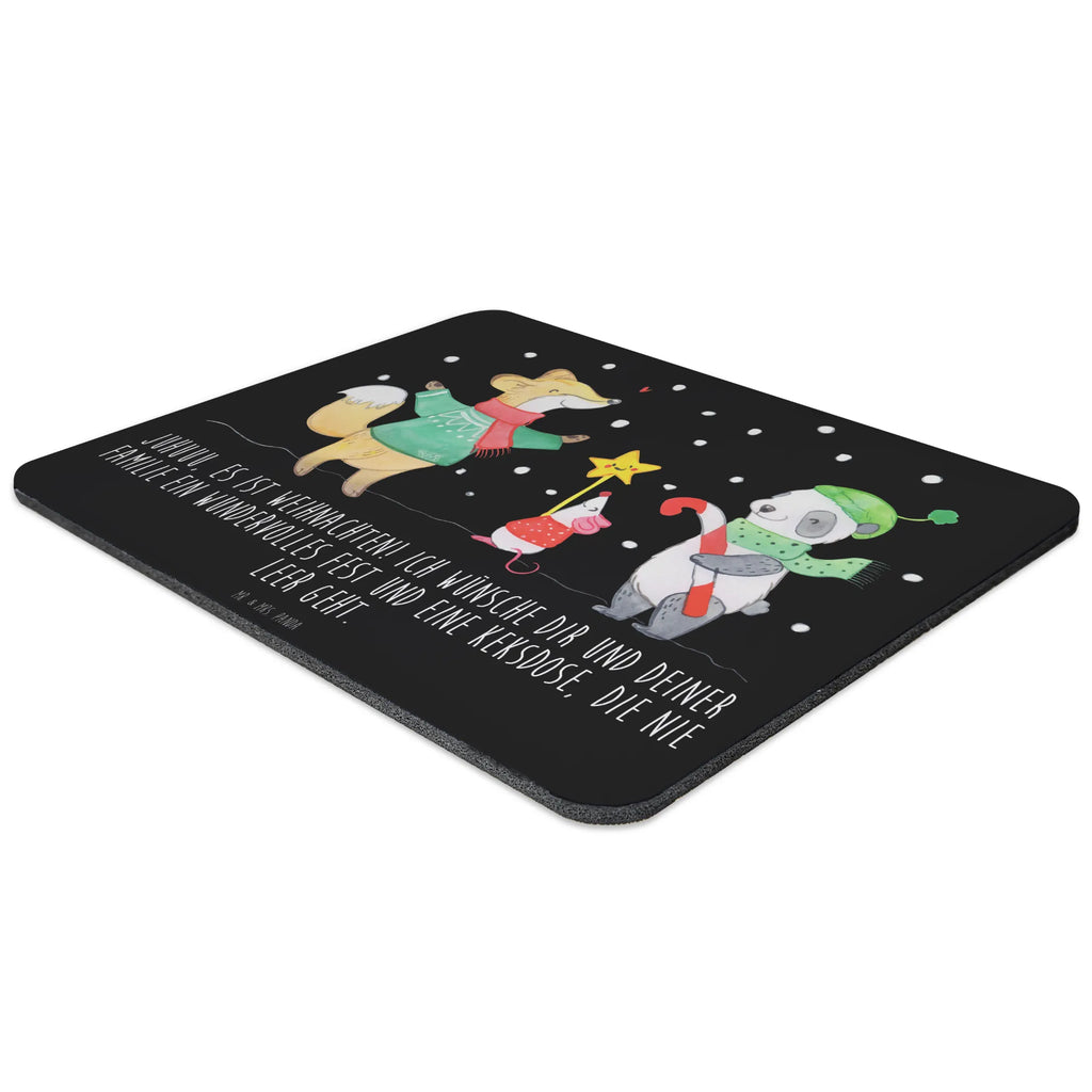 Podkładka pod mysz Zima radość świąteczna Zima, Boże Narodzenie, dekoracje świąteczne, Mikołaj, Adwent, Wigilia, zimowy motyw