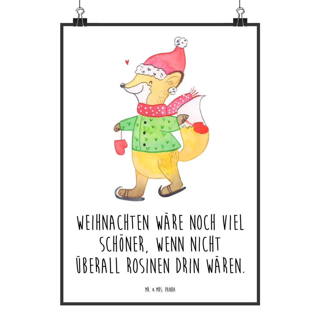 Poster Fox skates Kunstdruck, Bild für Wand, grafikposter, wandkunst, Poster, Wanddekoration, Plakat, kunst für die wand, Posterdruck, Mr. & Mrs. Panda Poster, kunstposter, Designposter, drucke, Wanddeko Bild, Wandschmuck, Bild, wanddruck, Wandbild, Wandposter, kunstdruck poster, wanddeko, Deko Bild, Wintermotiv, Heiligabend, Advent, Nikolaus, Weihnachten, Weihnachtsdeko, Winter, Weihnachtstage, Tannenbaum, Weihnachtsmann, Weihnachtszeit, Weihnachtsbaum