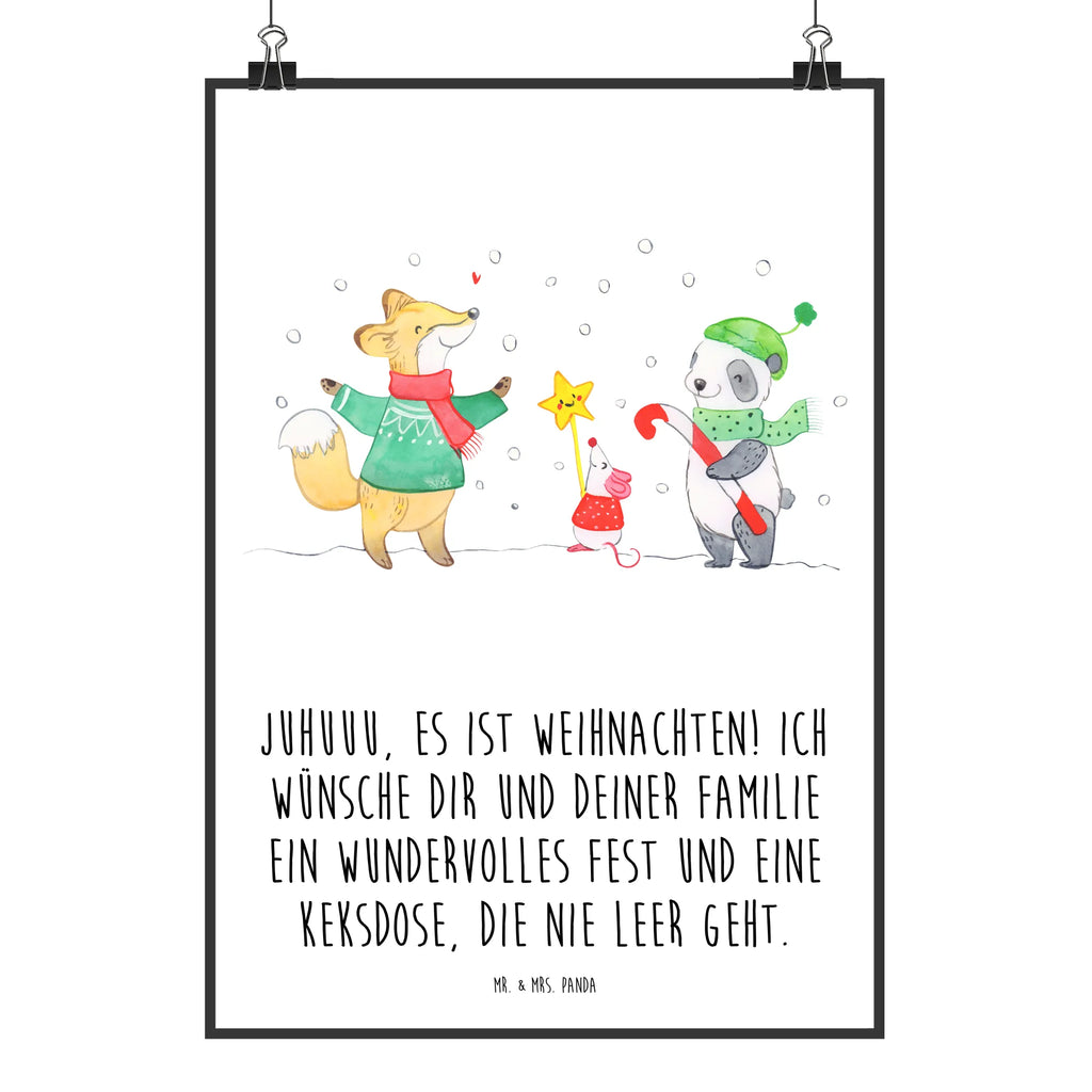 Poster winter Christmas joy kunst für die wand, Kunstdruck, Deko Bild, Wanddekoration, wanddruck, drucke, Designposter, kunstposter, Posterdruck, kunstdruck poster, Plakat, Wandbild, Wanddeko Bild, wanddeko, Wandschmuck, Bild, Mr. & Mrs. Panda Poster, Bild für Wand, wandkunst, grafikposter, Poster, Wandposter, Heiligabend, Advent, Nikolaus, Weihnachtsdeko, Weihnachten, Winter, Wintermotiv, Weihnachtszeit, Weihnachtsmann, Weihnachtstage, Weihnachtsbaum, Fuchs, Tannenbaum