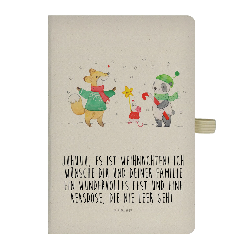 Cotton notebook winter Christmas joy notepad, writing book, journal, address book, diary, notebook, sketchbook, notes, entry book, Winter, Christmas, Christmas time, snow, christmas eve, christmas days, fir tree, christmas tree, fox, santa claus, winter, christmas, christmas time