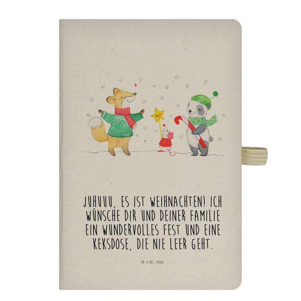 Cotton notebook winter Christmas joy notepad, writing book, journal, address book, diary, notebook, sketchbook, notes, entry book, Winter, Christmas, Christmas time, snow, christmas eve, christmas days, fir tree, christmas tree, fox, santa claus, winter, christmas, christmas time