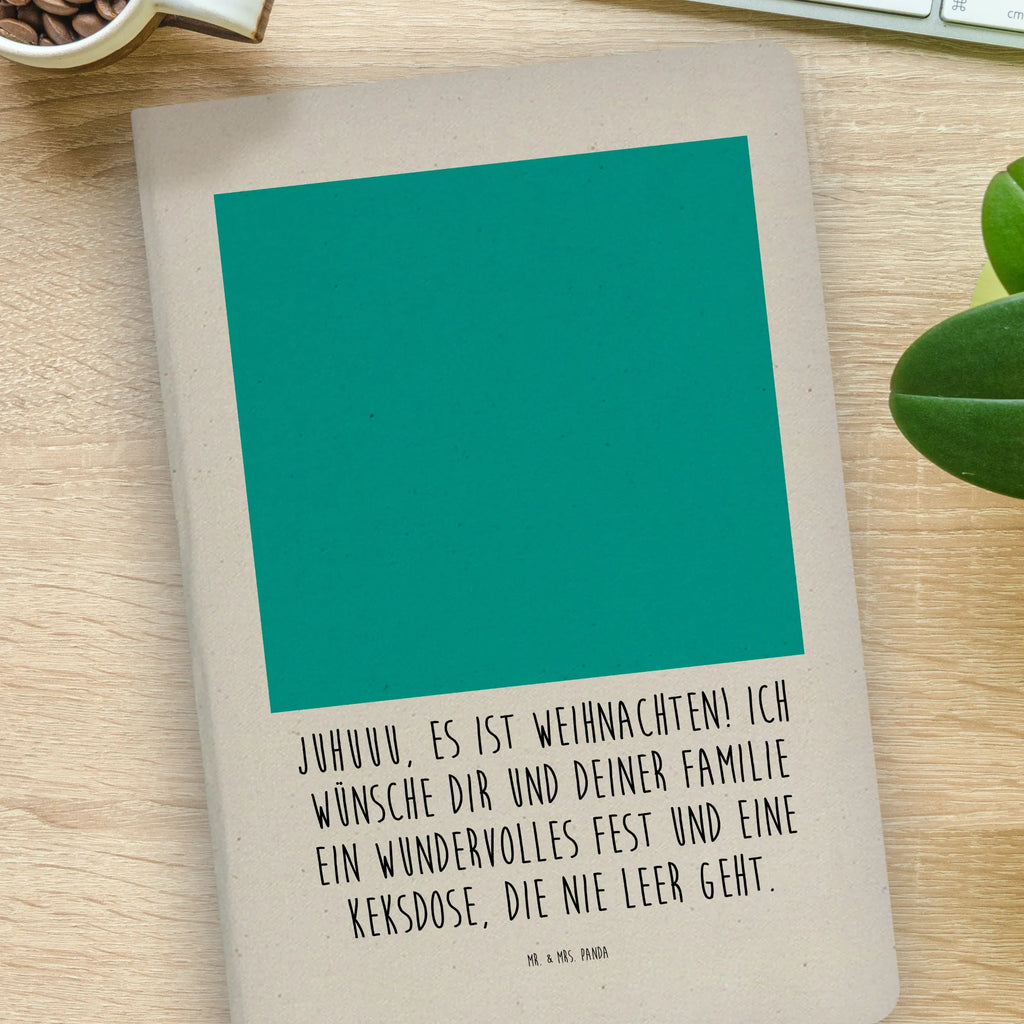 Cotton notebook winter Christmas joy notepad, writing book, journal, address book, diary, notebook, sketchbook, notes, entry book, Winter, Christmas, Christmas time, snow, christmas eve, christmas days, fir tree, christmas tree, fox, santa claus, winter, christmas, christmas time