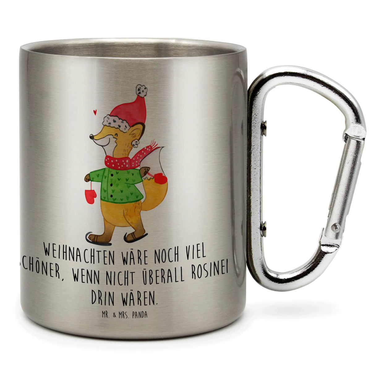 Edelstahlbecher Fuchs  Schlittschuhe Edelstahltasse, isoliertasse, Campingbecher, Kaffeebecher Edelstahl, Reisebecher, Edelstahl Trinkbecher, Thermobecher, Karabiner Becher, thermotasse, Trinkbecher Edelstahl, Isolierbecher Edelstahl, Campingtasse, Edelstahl-Thermobecher, Thermobecher Edelstahl, Becher Aus Edelstahl, wandertasse, Edelstahl-Isolierbecher, Edelstahlbecher, Trinkbecher Metall, edelstahl reisebecher, Teetasse, Isolierbecher, Teebecher, wanderbecher, Metallbecher, spruchbecher, karabinerbecher, karabiner tasse, motivbecher, Weihnachten, Winter, Weihnachtsdeko, Nikolaus, Advent, Heiligabend, Wintermotiv, Weihnachtstage, Tannenbaum, Weihnachtsbaum, Weihnachtsmann, Weihnachtszeit