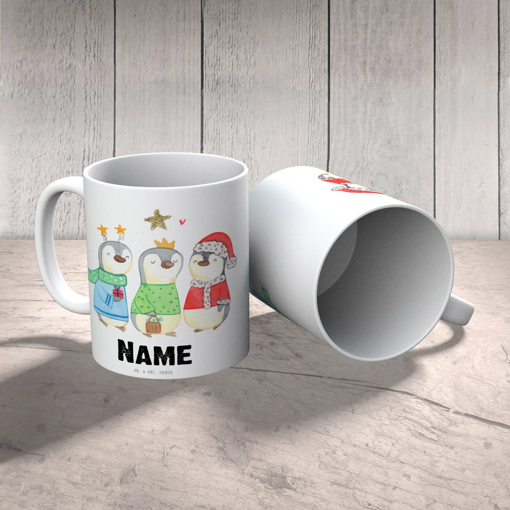 Personalisierte Tasse Winterzeit Heilige drei Könige Tasse, Namen, Namenstasse, Tasse mit Namen, Personalisierte Tasse, Drucken, Wunschname, Personalisiert, Winter, Weihnachten, Weihnachtsdeko, Nikolaus, Advent, Heiligabend, Wintermotiv, Weihnachtszeit, Weihnachtstage, Weihnachtsmann, Heilige drei Könige