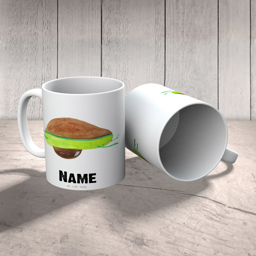 Personalisierte Tasse Avocado Yoga Drucken, Wunschname, Personalisierte Tasse, Tasse mit Namen, Namen, Personalisiert, Namenstasse, Tasse, Avocado, Veggie, Vegan, Gesund, Avocado Yoga Vegan