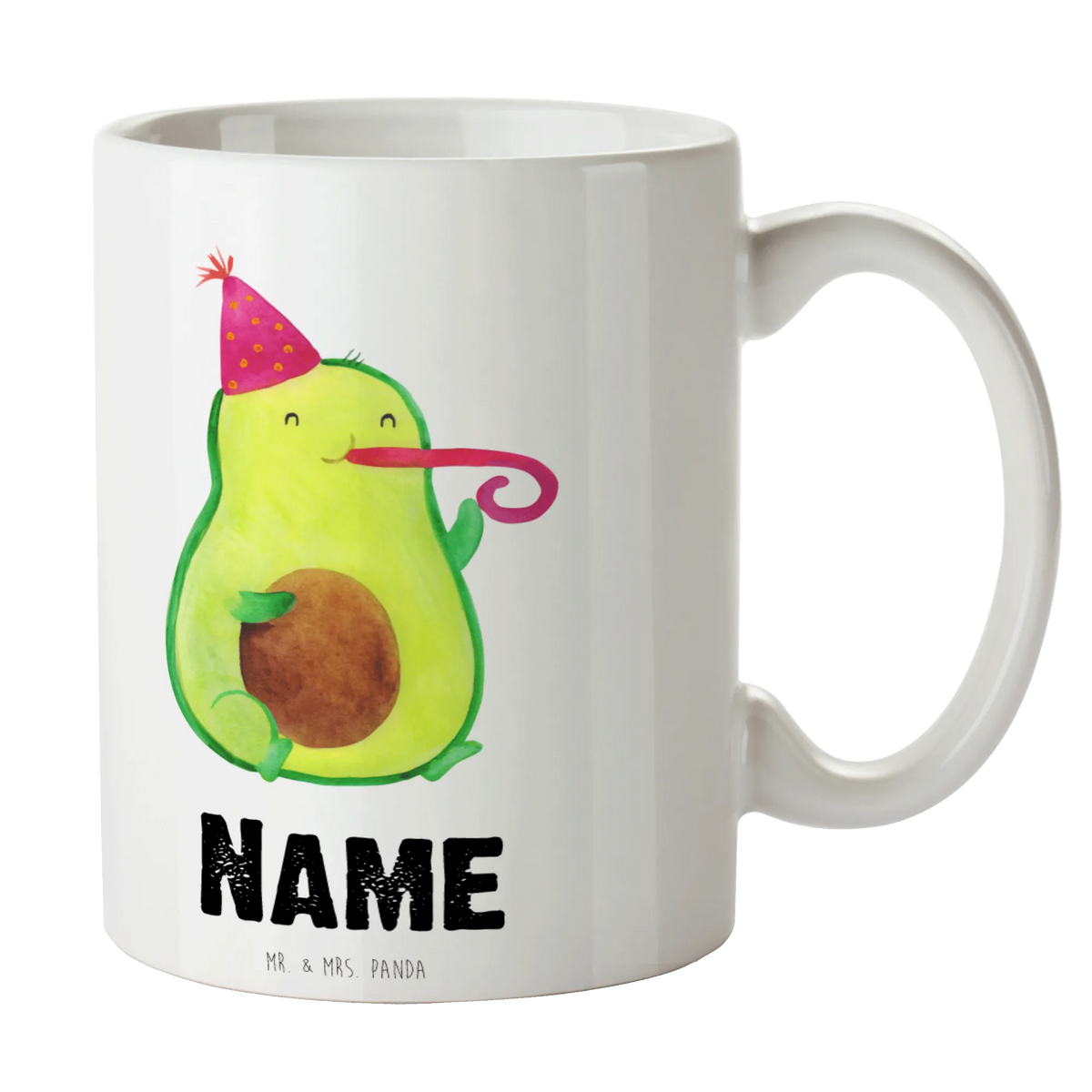 Personalised cup avocado Birthday avocado, vegetables