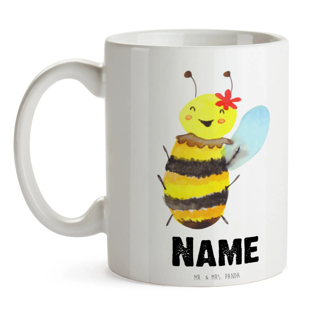 Personalised cup bee happy Bee, wasp, bumblebee