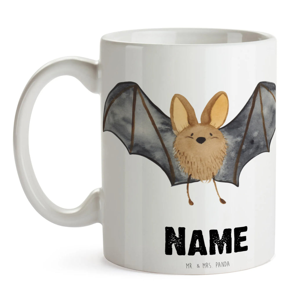 Personalisierte Tasse Fledermaus Flügel Namenstasse, Personalisierte Tasse, Namen, Tasse mit Namen, Personalisiert, Drucken, Tasse, Wunschname, Tiermotive, Gute Laune, lustige Sprüche, Tiere