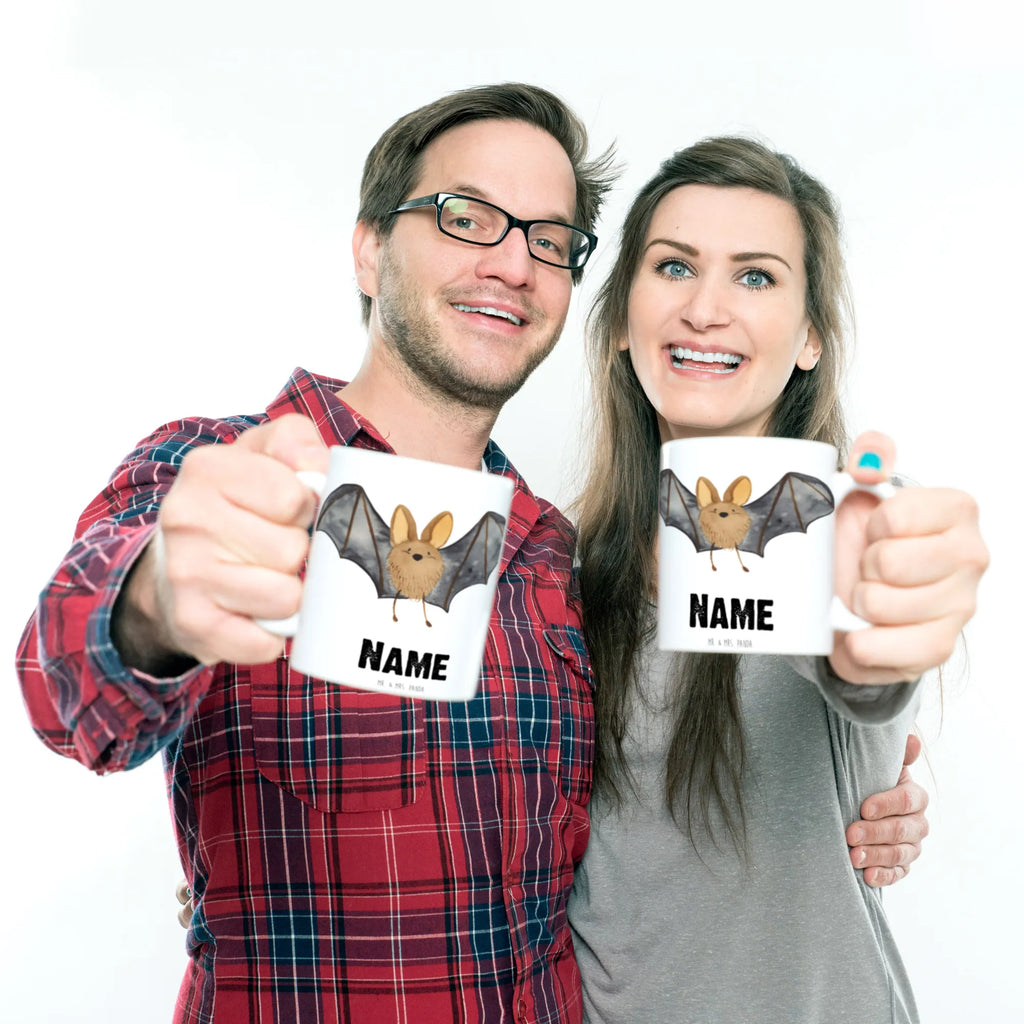Personalisierte Tasse Fledermaus Flügel Namenstasse, Personalisierte Tasse, Namen, Tasse mit Namen, Personalisiert, Drucken, Tasse, Wunschname, Tiermotive, Gute Laune, lustige Sprüche, Tiere