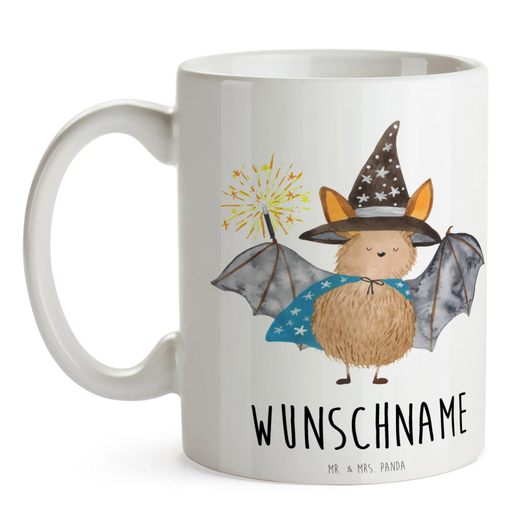 Personalisierte Tasse Fledermaus Zauberer Wunschname, Personalisierte Tasse, Namen, Tasse mit Namen, Namenstasse, Tasse, Personalisiert, Drucken, Tiermotive, Gute Laune, lustige Sprüche, Tiere, Fledermaus, Zauberer, Fledermäuse, Frauen, Magier, reinsteigern