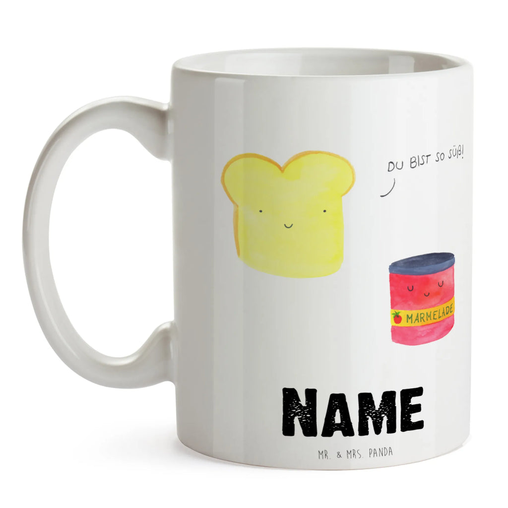 Personalisierte Tasse Toast & Marmelade Namen, Drucken, Tasse mit Namen, Personalisiert, Tasse, Namenstasse, Personalisierte Tasse, Wunschname, Tiermotive, Gute Laune, lustige Sprüche, Tiere, Dreamteam, Toastbrot, Küche Spruch, Brot, süß, Küche Deko, Frühstück Einladung, Marmelade, Toast, süße Postkarte