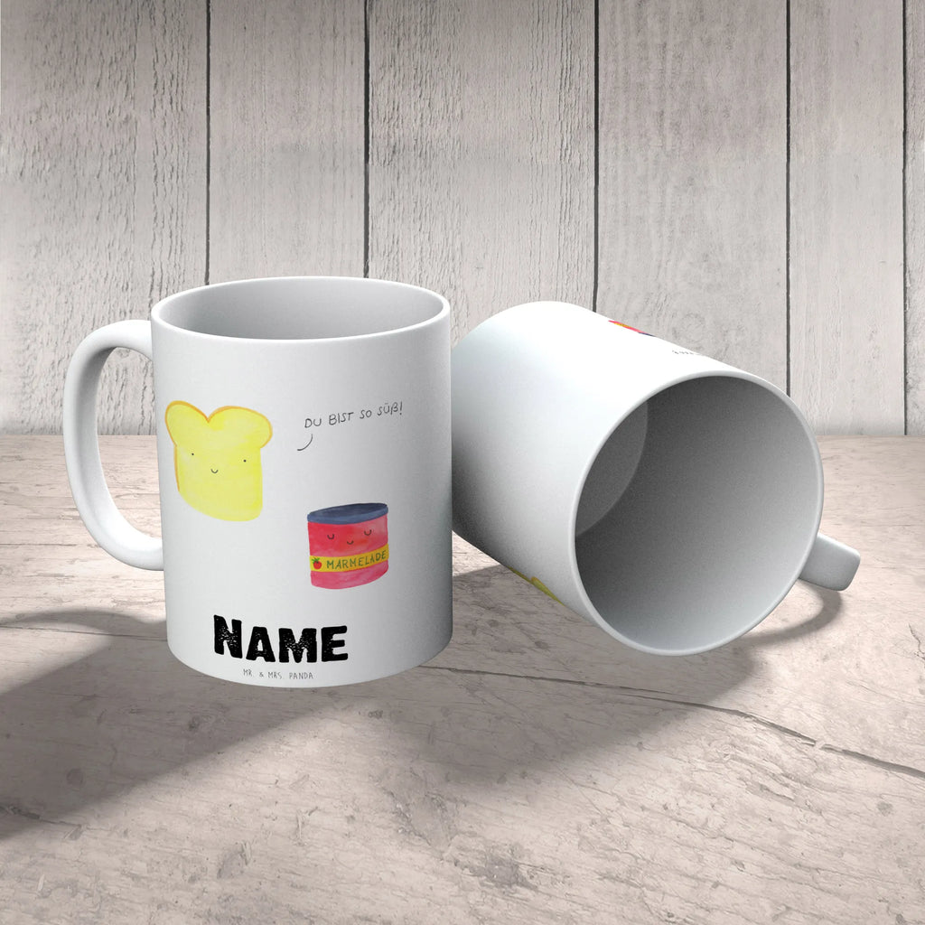 Personalisierte Tasse Toast & Marmelade Namen, Drucken, Tasse mit Namen, Personalisiert, Tasse, Namenstasse, Personalisierte Tasse, Wunschname, Tiermotive, Gute Laune, lustige Sprüche, Tiere, Dreamteam, Toastbrot, Küche Spruch, Brot, süß, Küche Deko, Frühstück Einladung, Marmelade, Toast, süße Postkarte