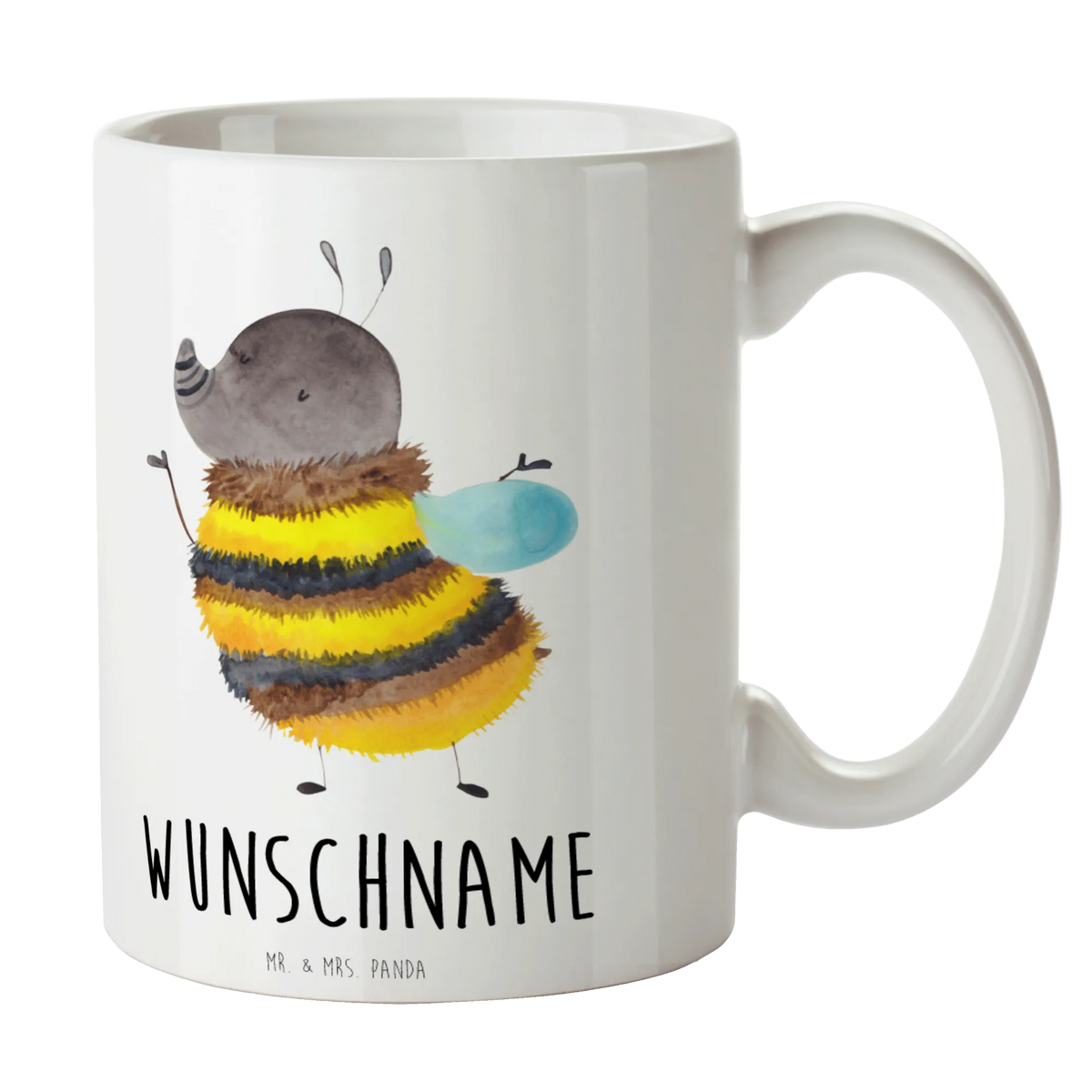Personalised cup bumblebee fluffy small animals, cute, funny, cute animal motives, hand drawn, small world, funny sayings, good mood, happy, gifts, gift ideas, special gifts, animal lover, card, Bumblebee, Flower, Nature, Fluffy, Bee