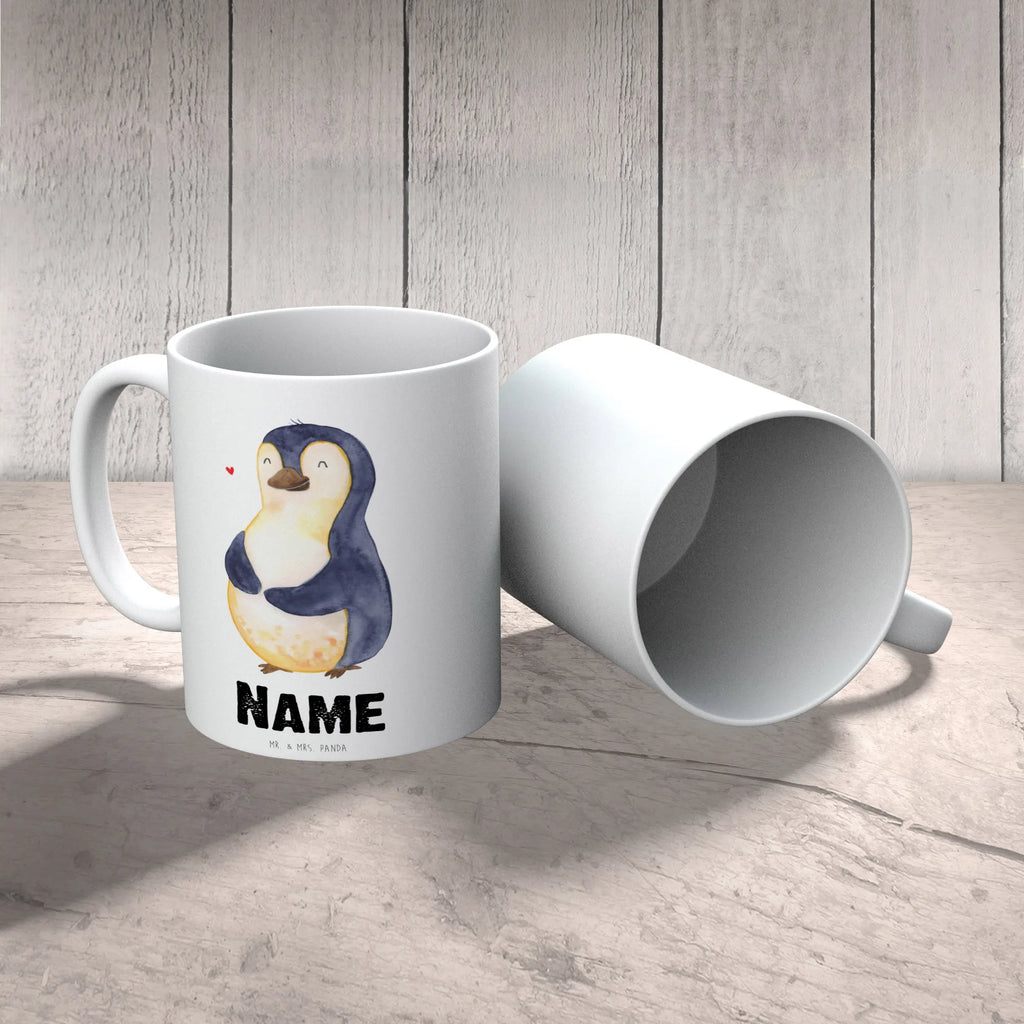 Personalisierte Tasse Pinguin Diät Namen, Wunschname, Tasse, Personalisierte Tasse, Personalisiert, Namenstasse, Tasse mit Namen, Drucken, Pinguin, Pinguine, Körperliebe, Selbstliebe, Gewicht, Motivation, Abnehmen, Selbstrespekt, Diät, Abspecken