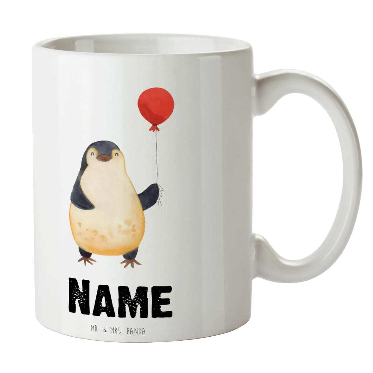 Personalised cup Penguin balloon Penguin, North Pole, Winter, Penguins, gift idea, penguins, love, balloon, motivation, new life, new start, gift girlfriend, daydreams, best friend, happiness, love of life