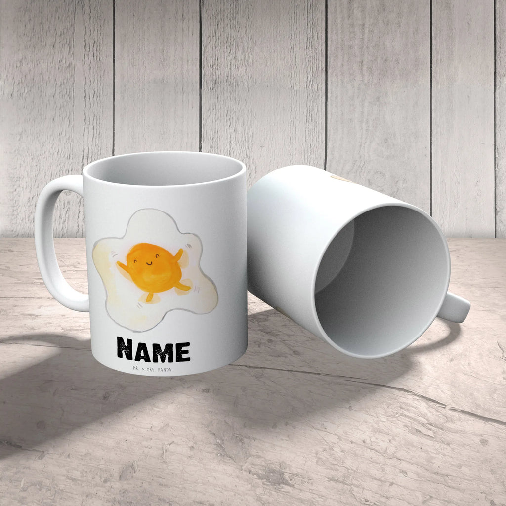 Personalisierte Tasse Spiegelei Drucken, Wunschname, Tasse, Namenstasse, Personalisiert, Tasse mit Namen, Personalisierte Tasse, Namen, Tiermotive, Gute Laune, lustige Sprüche, Tiere, Tag, Spiegelei, Schön, Glücklich, Ei, Liebe