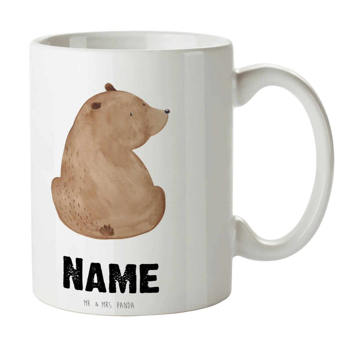 Personalised cup bear shoulder look bear, teddy, teddy bear, cuddly toy, self-esteem, wisdom, world view, bear love, motivation, bears