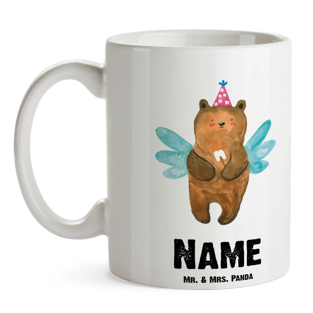 Personalisierte Tasse Zahnfee Bär Namen, Wunschname, Personalisiert, Personalisierte Tasse, Tasse, Tasse mit Namen, Namenstasse, Drucken, Teddy, Bär, Teddybär, Milchzahn, Zahnfee, Erster Zahn, Fee