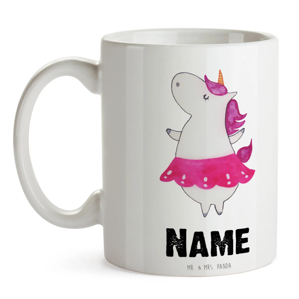 Personalised cup unicorn ballerina unicorn, unicorns, Celebration, Unicorn, Ballerina, Flat, Fun, Party, Dancer gift, Einhorn, Dancing, English, dancer present