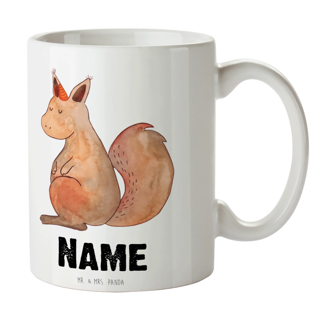 Personalisierte Tasse Einhörnchen Glaube Tasse, Namenstasse, Drucken, Wunschname, Personalisierte Tasse, Tasse mit Namen, Personalisiert, Namen, Einhorn, Einhörner, Einhorn Deko, Unicorn, Eichhorn, Einhörnchen, Eichhörnchen
