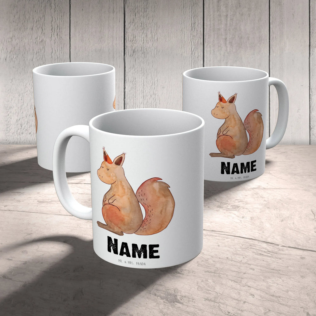 Personalisierte Tasse Einhörnchen Glaube Tasse, Namenstasse, Drucken, Wunschname, Personalisierte Tasse, Tasse mit Namen, Personalisiert, Namen, Einhorn, Einhörner, Einhorn Deko, Unicorn, Eichhorn, Einhörnchen, Eichhörnchen