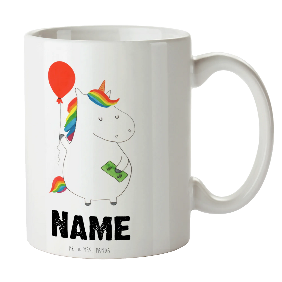 Personalised cup unicorn balloon unicorn, unicorns, saying, money, gift, funny, girlfriend, lifelong, joy, balloon, fun